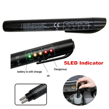 New Best Brake Fluid Tester LED Car Vehicle Auto Automotive Testing Tool fluid tester Car Brake Fluid Tester Pen in stock