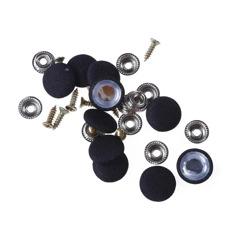 30/60Pcs Car Interior Roof Buckles Headliner Ceiling Cloth Fixing Screw Care Fabric Buckle Rivets Retainer Cap Repair Automotive