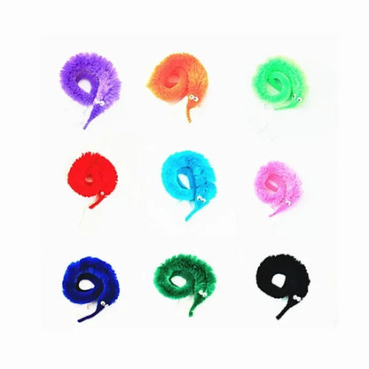 New Funny Worm Magic Props Toys for Children Kids Beginners Wiggly Invisible String Worm Party Games Trick Toys Worm on A String