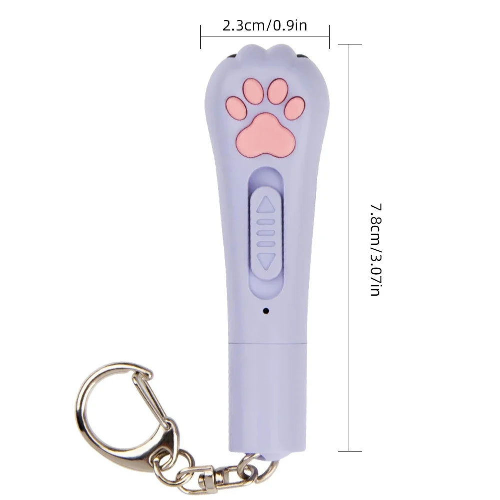 3-in-1 Interactive Usb Rechargeable Laser Cat Toy Infrared Light Laser Pattern Projection Cat Mint Toy Pet Supplies Scratching