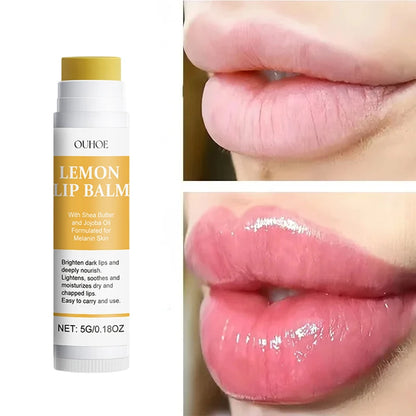 OUHOE Remove Dark Lip Balm Lightening Melanin Mask Gloss Oil Exfoliating Clean Moisturizer Korean Care Products Beauty Health