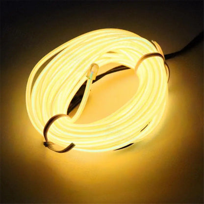 New Car Environment El Wire LED USB Flexible Neon Interior Lights Assembly RGB Light For Automotive Decoration Lighting Accessor