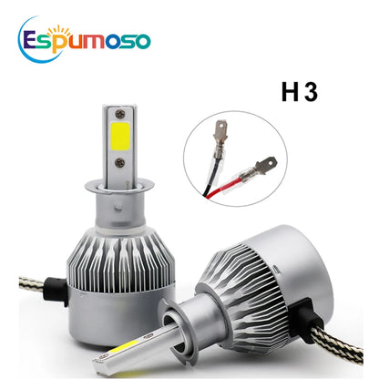 2pcs Led Bulb C6 h7 Automotive Led for Car Headlight H10 H4  H8 H9 H11 H13 9004 9005 9006 9007 880 H27 Lenses for Headlights