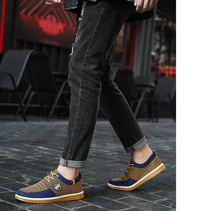 Men's casual shoes Vulcanized Work loafers Mesh Lightweight Man sports shoes Canvas Shoes for Men zapatos para hombres/2024