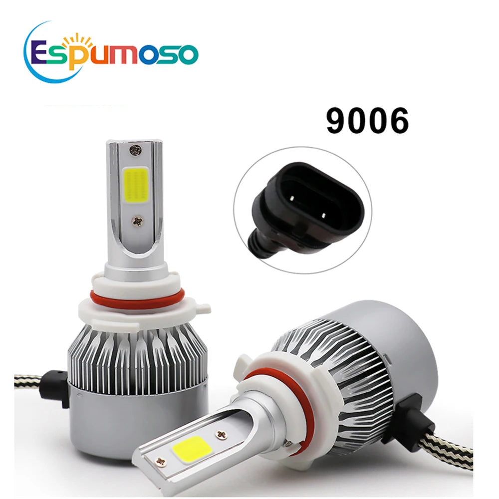 2pcs Led Bulb C6 h7 Automotive Led for Car Headlight H10 H4  H8 H9 H11 H13 9004 9005 9006 9007 880 H27 Lenses for Headlights