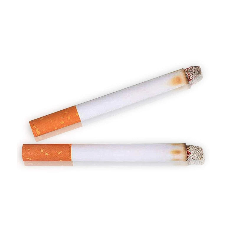 2 Pieces Fake Cigarette Toy for Kids&Adults Tricky Props Realistic Cigarette Trick Toy Paper Made Relieve Stress