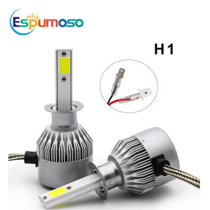 2pcs Led Bulb C6 h7 Automotive Led for Car Headlight H10 H4  H8 H9 H11 H13 9004 9005 9006 9007 880 H27 Lenses for Headlights