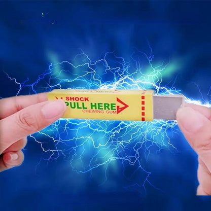 Electric Shock Joke Chewing Gum Pull Head Shocking Toy Gift Gadget Prank Trick Gag Funny