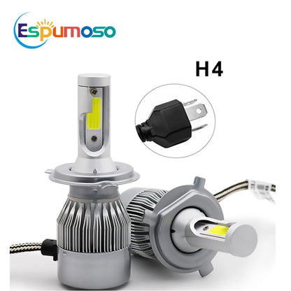 2pcs Led Bulb C6 h7 Automotive Led for Car Headlight H10 H4  H8 H9 H11 H13 9004 9005 9006 9007 880 H27 Lenses for Headlights