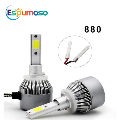 2pcs Led Bulb C6 h7 Automotive Led for Car Headlight H10 H4  H8 H9 H11 H13 9004 9005 9006 9007 880 H27 Lenses for Headlights