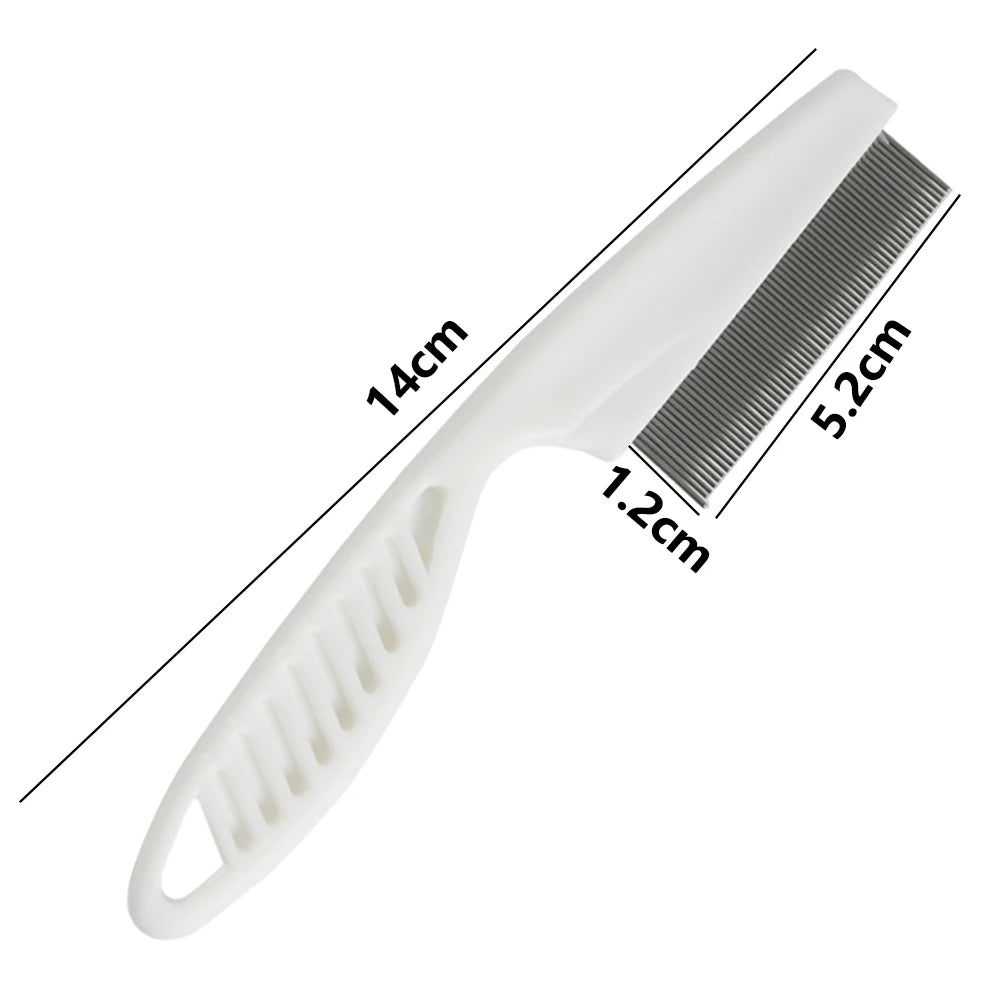 Home Pet Animal Care Protect Flea Comb for Cat Dog Pet Stainless Steel Comfort Flea Hair Comb