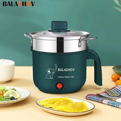 Mini Electric Cooker Non-stick Cooking 1-2 People Single/Double Hot Pot steamer Hot Pot Multifunction Electric Cooker for Home