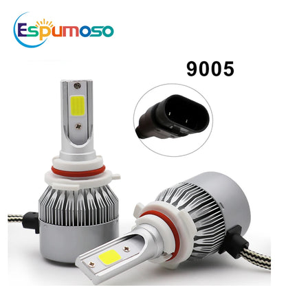 2pcs Led Bulb C6 h7 Automotive Led for Car Headlight H10 H4  H8 H9 H11 H13 9004 9005 9006 9007 880 H27 Lenses for Headlights