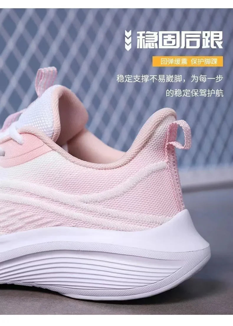 2024 Spring New Ultra-light Running Shoes Sports Women's Shoes Mesh Non-slip Breathable Soft-soled Lightweight Casual Shoes