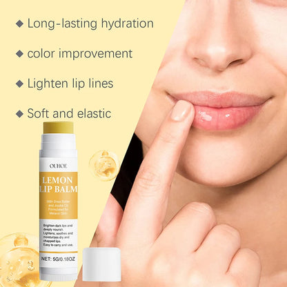 OUHOE Remove Dark Lip Balm Lightening Melanin Mask Gloss Oil Exfoliating Clean Moisturizer Korean Care Products Beauty Health