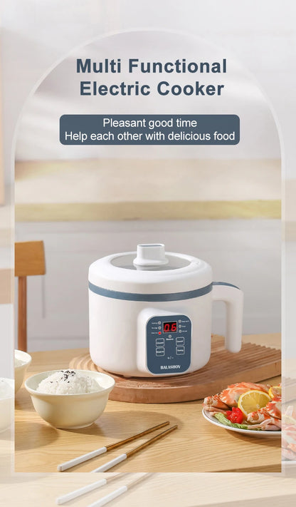 110V/220V Electric Rice Cooker Multicooker Multifunction Pot Mini Hotpot Appliances for The Kitchen and Home Pots Offers