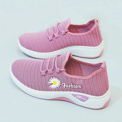 Women's Shoes Autumn New Style True Fly Weaving Old Beijing Cloth Shoes Little Daisy Women's Casual Sports Shoes Walking Shoes