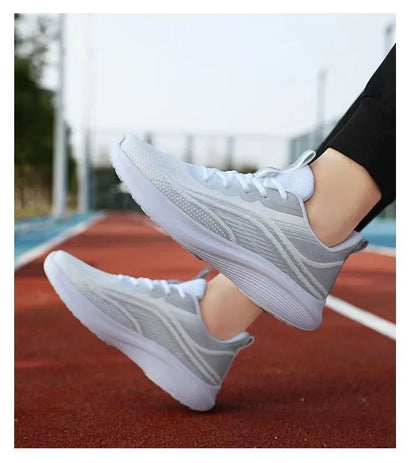 2024 Spring New Ultra-light Running Shoes Sports Women's Shoes Mesh Non-slip Breathable Soft-soled Lightweight Casual Shoes