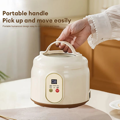 1.8L Electric Rice Cooker Portable MultiCooker Household Rice Pot Non-Stick Smart Low Sugar Cooking Machine for Kitchen and Home