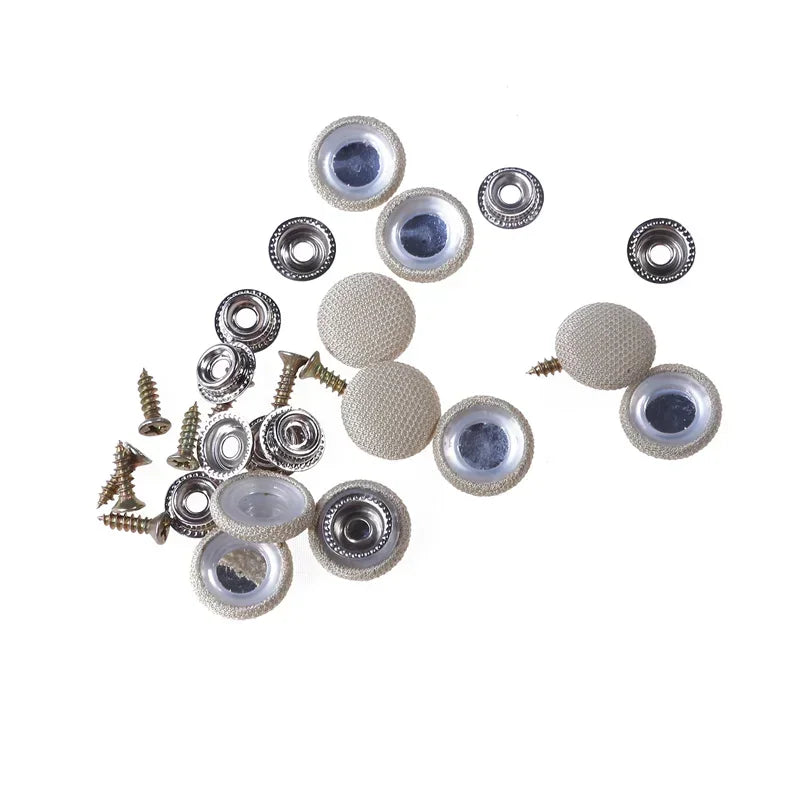 30/60Pcs Car Interior Roof Buckles Headliner Ceiling Cloth Fixing Screw Care Fabric Buckle Rivets Retainer Cap Repair Automotive