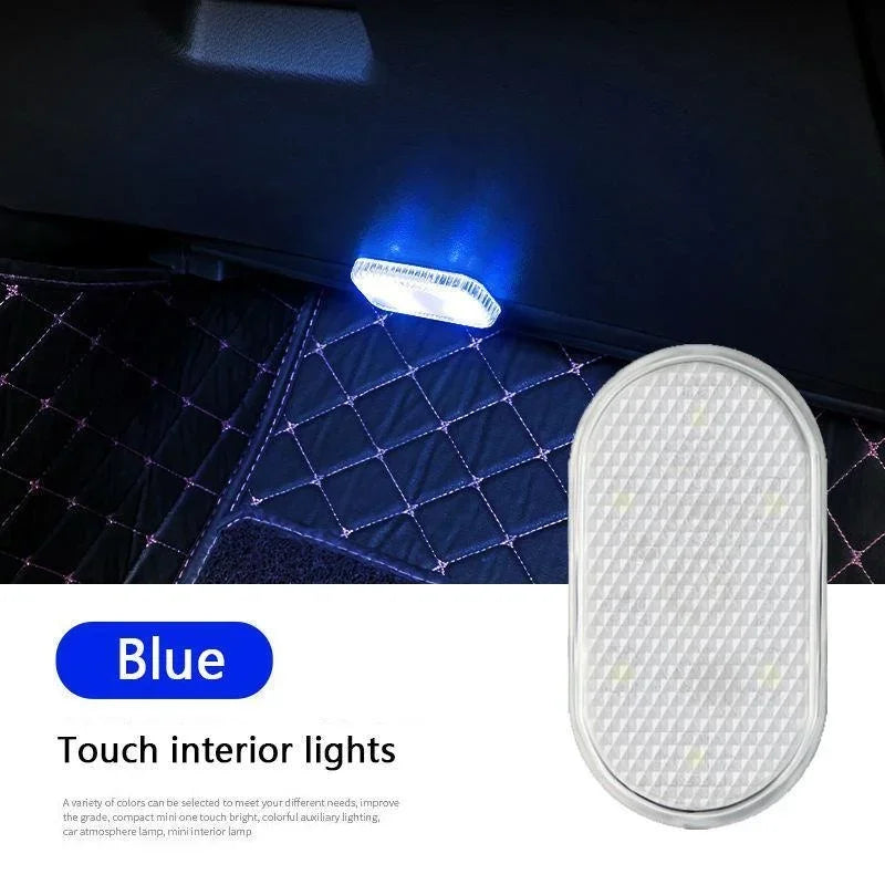 Wireless Led Lights for Car Interior, Car Led Lights Interior, USB Rechargeable Automotive Neon Accent Light