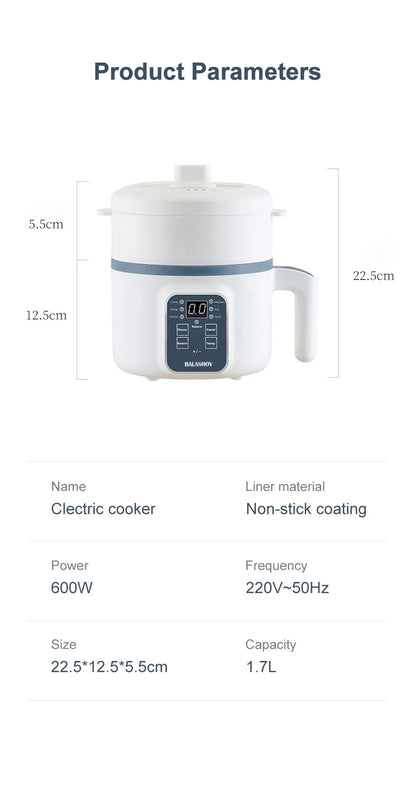 110V/220V Electric Rice Cooker Multicooker Multifunction Pot Mini Hotpot Appliances for The Kitchen and Home Pots Offers