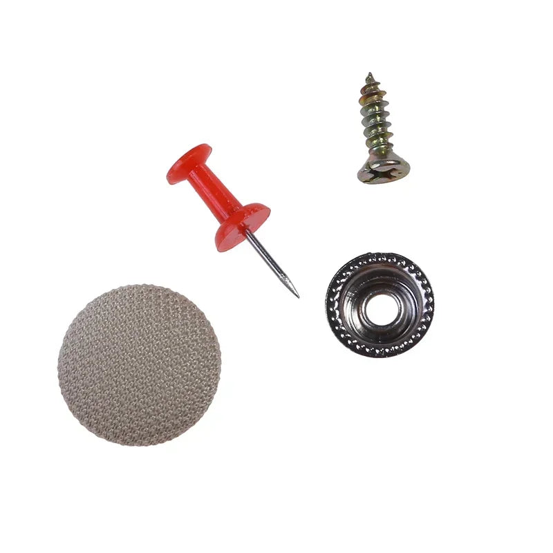 30/60Pcs Car Interior Roof Buckles Headliner Ceiling Cloth Fixing Screw Care Fabric Buckle Rivets Retainer Cap Repair Automotive