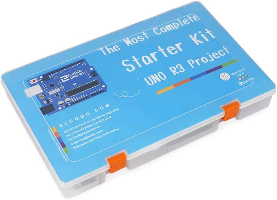 ELEGOO UNO R3 Project Most Complete Starter Kit with Tutorial Compatible with Arduino IDE (63 Items) DIY Electronic Kit