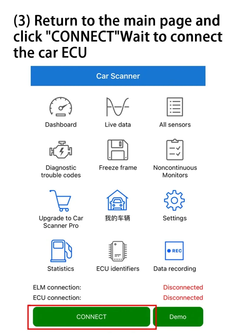 ELM327 V2.1 OBD2 Scanner Bluetooth Car Diagnostic Tool For Android /IOS Code Reader Automotive Fault Detector