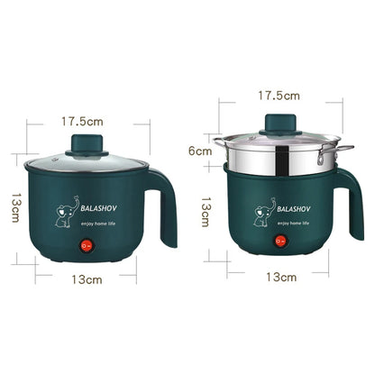 110/220V Mini Electric Cooker Non-stick Cooking 1-2 People Double Hot Pot steamer Hot Pot Multifunction Electric Cooker for Home