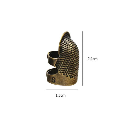 Retro Finger Protector Antique Thimble Ring Handworking Needle Thimble Needles Craft DIY Household Sewing Tools Accessories