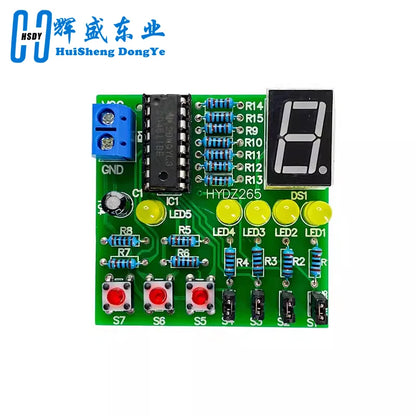 Decoding Display Electronic Manufacturing Loose Parts Training and Teaching Kit DIY Welding Matching Skills Simulation