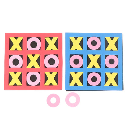 1PC Parent-Child Leisure Board Game Jiugongge XO Chessboard Funny Developing Intelligent Educational Tic Tac Toe Toy Kids Gift